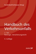 Cover: Handbuch des Verkehrsunfalls Versicherungsrecht - Manz