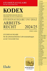 Abbildung von: KODEX Studienausgabe Arbeitsrecht Graz 2024/25 - Linde