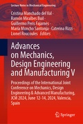 Cover: Advances on Mechanics, Design Engineering and Manufacturing V - Springer