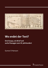 Abbildung von: Wo endet der Text? - Frank & Timme