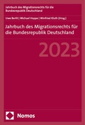 Cover: Jahrbuch des Migrationsrechts f&uuml;r die Bundesrepublik Deutschland 2023 - Nomos