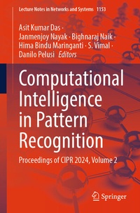 Enlarge image Cover: Computational Intelligence in Pattern Recognition - Springer