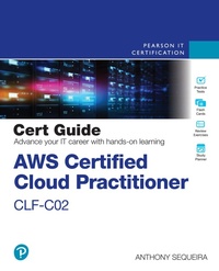 Abbildung von: AWS Certified Cloud Practitioner CLF-C02 Cert Guide - Pearson It Certification