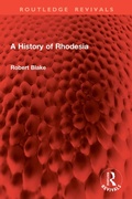 Cover: A History of Rhodesia - Routledge