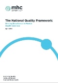 Cover: The National Quality Framework: - Mental Health Commission
