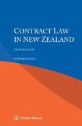 Cover: Contract Law in New Zealand - Wolters Kluwer