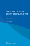 Cover: Insurance Law in the United Kingdom - Wolters Kluwer