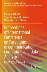 Enlarge image Cover: Proceedings of International Conference on Paradigms of Communication, Computing and Data Analytics - Springer