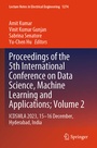 Cover: Proceedings of the 5th International Conference on Data Science, Machine Learning and Applications; Volume 2 - Springer