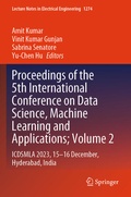 Cover: Proceedings of the 5th International Conference on Data Science, Machine Learning and Applications; Volume 2 - Springer