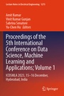 Cover: Proceedings of the 5th International Conference on Data Science, Machine Learning and Applications; Volume 1 - Springer