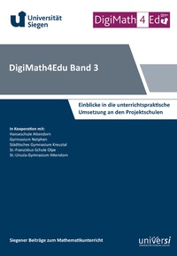 Enlarge image Cover: DigiMath4Edu Band 3 - universi - Universitätsverlag Siegen