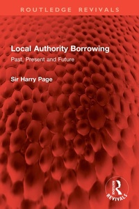 Abbildung von: Local Authority Borrowing - Routledge