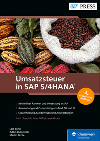 Abbildung von: Umsatzsteuer in SAP S/4HANA - SAP PRESS