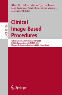 Enlarge image Cover: Clinical Image-Based Procedures - Springer