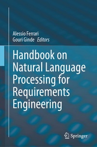 Enlarge image Cover: Handbook on Natural Language Processing for Requirements Engineering - Springer