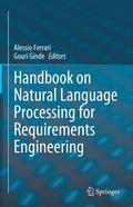 Cover: Handbook on Natural Language Processing for Requirements Engineering - Springer