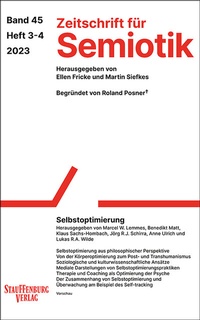 Enlarge image Cover: Zeitschrift für Semiotik / Selbstoptimierung - Stauffenburg