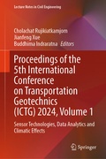 Cover: Proceedings of the 5th International Conference on Transportation Geotechnics (ICTG) 2024, Volume 1 - Springer