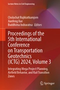 Cover: Proceedings of the 5th International Conference on Transportation Geotechnics (ICTG) 2024, Volume 3 - Springer