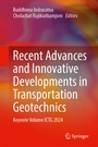 Cover: Recent Advances and Innovative Developments in Transportation Geotechnics - Springer