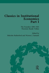 Enlarge image Cover: Classics in Institutional Economics, Part I, Volume 2 - Routledge