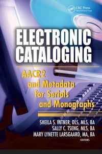 Abbildung von: Electronic Cataloging - CRC Press