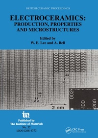 Enlarge image Cover: Electroceramics - Production, properties and microstructures - CRC Press
