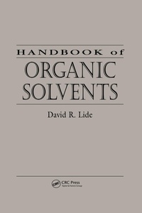 Abbildung von: Handbook of Organic Solvents - CRC Press