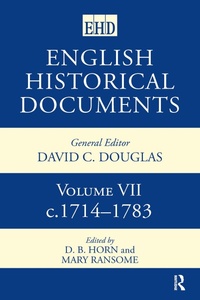 Enlarge image Cover: English Historical Documents - Routledge