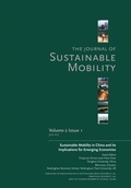 Cover: Journal of Sustainable Mobility Vol. 2 Issue 1 - Routledge