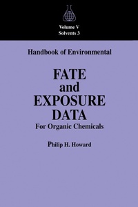 Abbildung von: Handbook of Environmental Fate and Exposure Data For Organic Chemicals, Volume V - CRC Press