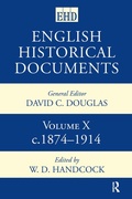 Cover: English Historical Documents - Routledge