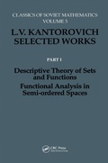 Bild: Descriptive Theory of Sets and Functions. Functional Analysis in Semi-ordered Spaces - CRC Press