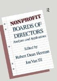 Enlarge image Cover: Nonprofit Boards of Directors - Routledge