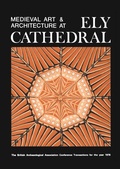 Cover: Medieval Art and Architecture at Ely Cathedral - Routledge