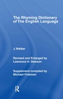 Cover: Walker's Rhyming Dictionary of the English Language - Routledge