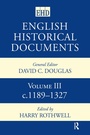 Cover: English Historical Documents - Routledge