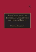 Cover: The Child and the European Convention on Human Rights - Routledge