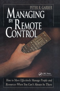 Abbildung von: Managing by Remote Control - CRC Press