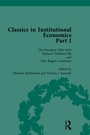 Cover: Classics in Institutional Economics, Part I, Volume 3 - Routledge