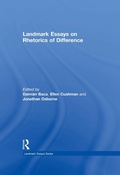 Cover: Landmark Essays on Rhetorics of Difference - Routledge