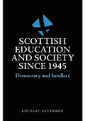 Cover: Scottish Education and Society since 1945 - Edinburgh University Press