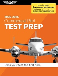 Enlarge image Cover: Commercial Pilot Test Prep 2025-2026 - Aviation Supplies & Academics