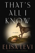 Cover: That's All I Know - Graywolf Press