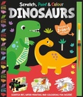 Cover: Scratch, Paint & Colour Dinosaurs - Two Windmills Limited
