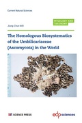 Cover: The Homologous Biosystematics of the Umbilicariaceae (Ascomycota) in the World - EDP sciences