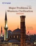 Cover: Major Problems in Western Civilization, Volume I - CENGAGE Learning Custom Publishing