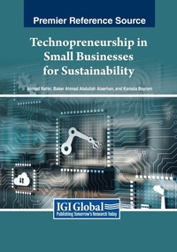 Enlarge image Cover: Technopreneurship in Small Businesses for Sustainability - Business Science Reference