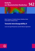 Cover: Towards Interchangeability II - Evangelische Verlagsanstalt